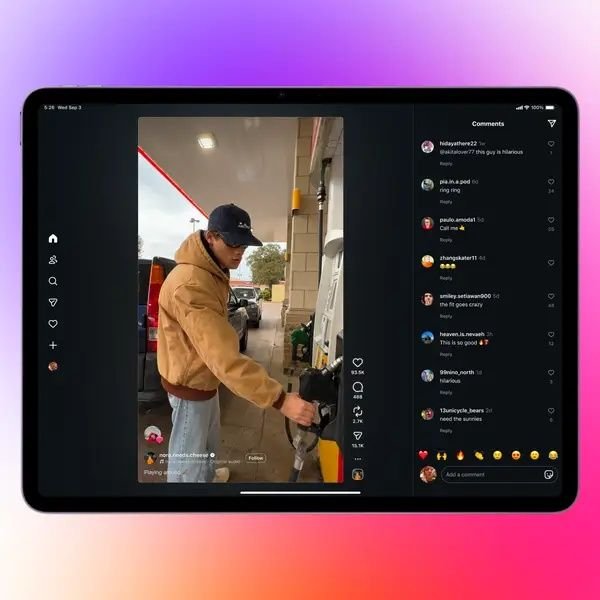 Instagram finalmente lança app dedicado para iPad O Instagram finalmente ganhou um aplicativo dedicado para iPad. A novidade foi liberada nesta quinta-feira (4) e marca uma mudança de postura da Meta, que até agora limitava a experiência da rede social nos tablets da Apple ao navegador ou à versão mobile mal adaptada. Instagram finalmente lança app dedicado para iPad