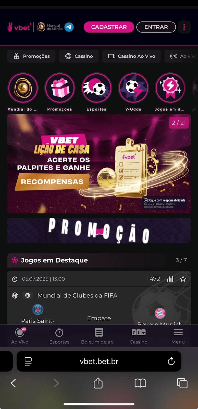 Plataformas de apostas com depósito mínimo de R$ 5 para apostar em 2025 6 Vbet Apostas