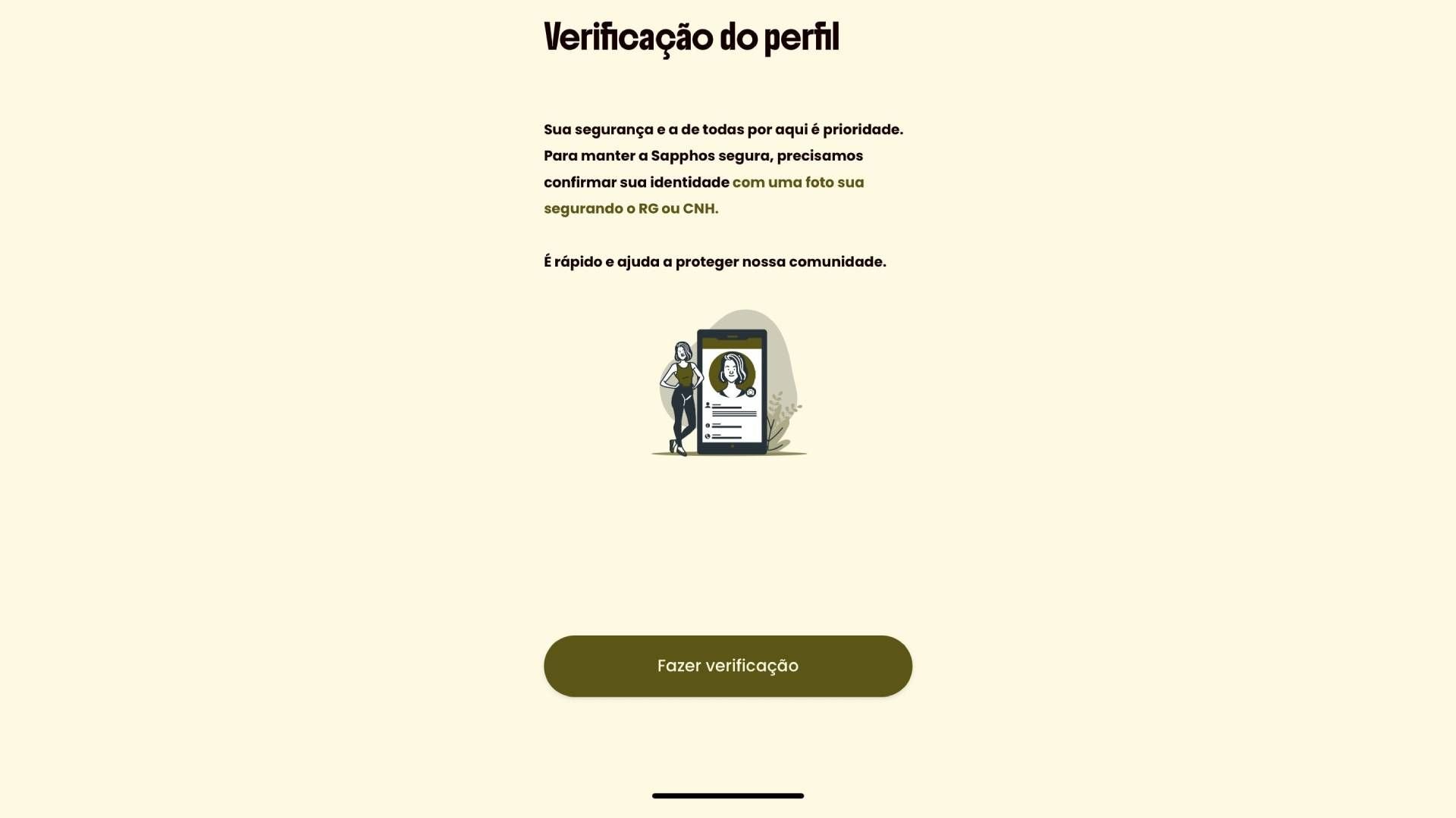 Sapphos: 'Tinder para mulheres' tem falha grave denunciada por usuário e sai do ar Um aplicativo de relacionamentos exclusivo para mulheres, com registro autorizado apenas mediante documentos pessoais. Embora pareça uma proposta com boas intenções à primeira análise, não demorou para que muitos usuários começassem a suspeitar das exigências – e hoje (8), um suposto vazamento de dados teria se confirmado. O caso em questão trata do Sapphos App, recentemente lançado para Android e iOS. sapphos-tela-de-verificacao.jpg