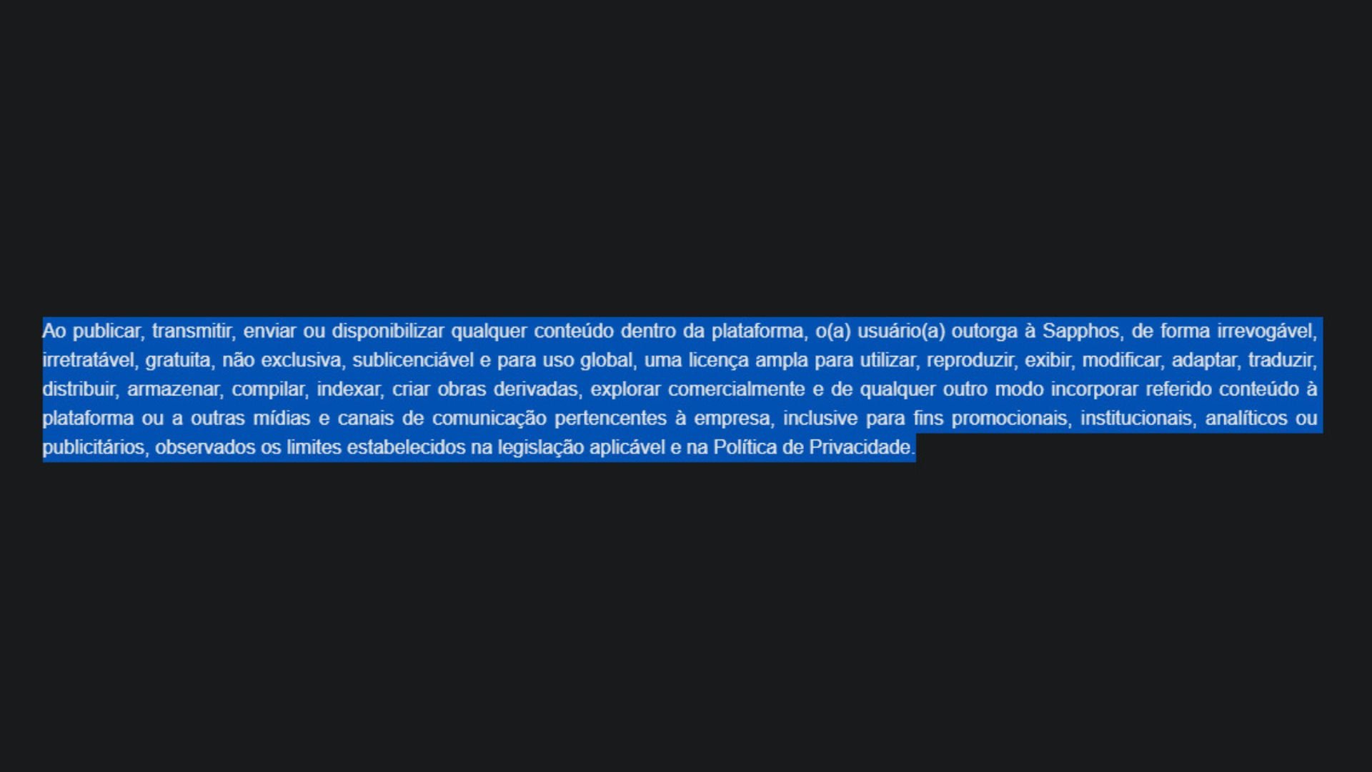 Sapphos: 'Tinder para mulheres' tem falha grave denunciada por usuário e sai do ar Um aplicativo de relacionamentos exclusivo para mulheres, com registro autorizado apenas mediante documentos pessoais. Embora pareça uma proposta com boas intenções à primeira análise, não demorou para que muitos usuários começassem a suspeitar das exigências – e hoje (8), um suposto vazamento de dados teria se confirmado. O caso em questão trata do Sapphos App, recentemente lançado para Android e iOS. termos-de-uso-Sapphos.jpg