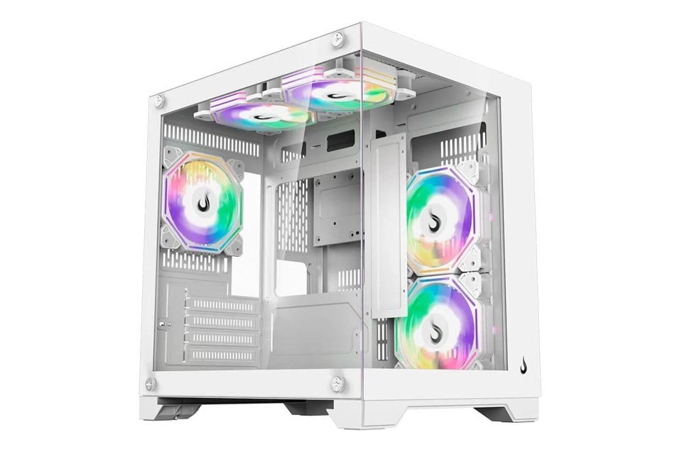 Aniversário Magalu traz gabinetes, coolers e mais para montar seu PC Gamer com desconto O Magazine Luiza segue comemorando a chegada de seu aniversário e, enquanto isso, consumidores podem aproveitar preços mais baixos em vários departamentos, sendo uma ótima oportunidade para por em dia planos como, por exemplo, aquele tão desejado upgrade no setup. Gabinete-Gamer-Rise-Mode-Galaxy-Glass-M-Mini-M-ATX-960x640.jpg