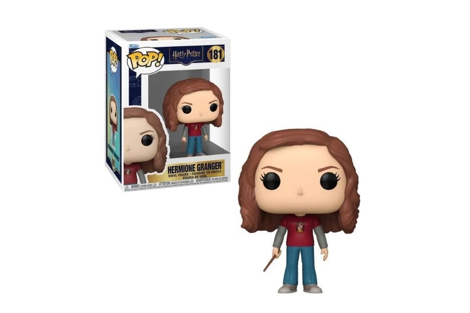 Novos Funkos de Harry Potter estão na loja oficial da Funko; confira A saga Harry Potter segue conquistando gerações, unindo fãs em todo o mundo e inspirando coleções de itens exclusivos. Além dos livros e filmes, os colecionáveis Funko Pop! se tornaram uma das formas mais populares de manter viva a magia de Hogwarts. Funko Pop! Hermione Oppugno, #181.jpg