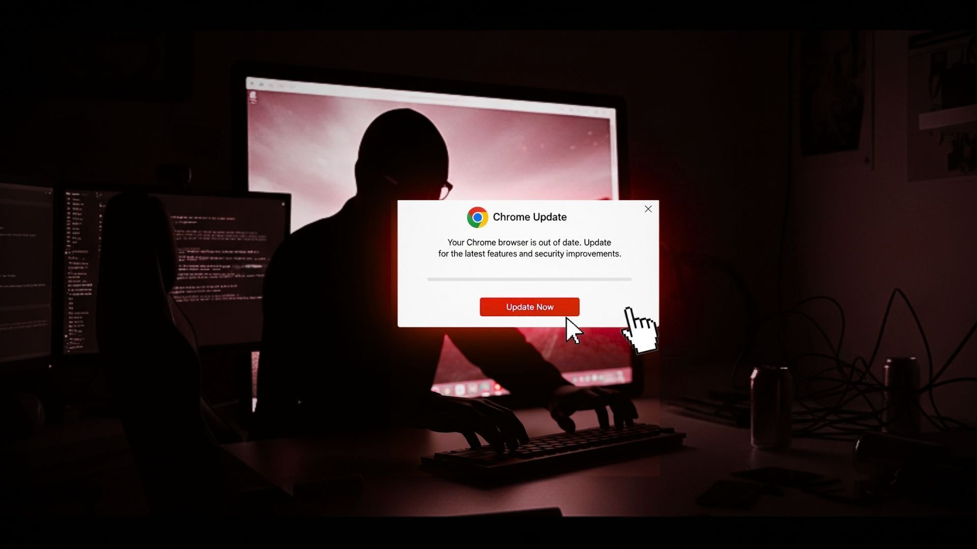 Novo golpe se passa por atualização de Google Chrome para obter controle de PCs