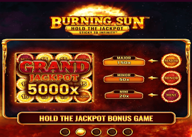 Burning sun slot