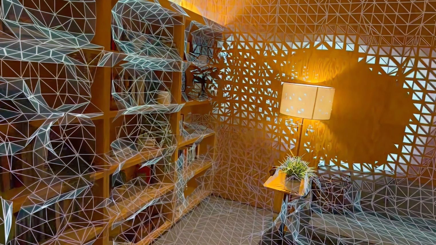 Hyperscape: tecnologia da Meta transforma qualquer ambiente em Realidade Virutal A Meta apresentou na noite da última quarta-feira (17) a versão final de uma tecnologia prometida no ano passado para uso em Realidade Virtual (VR). Trata-se do Hyperscape, um aplicativo que usa o headset da empresa para gerar gêmeos digitais do local em que você se encontra. Hyperscape: tecnologia da Meta transforma qualquer ambiente em Realidade Virutal