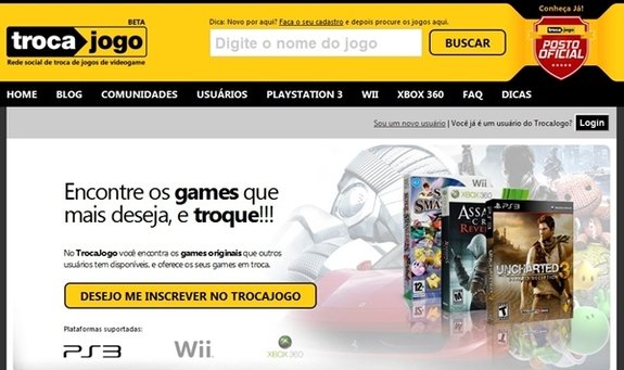Blog  TrocaJogo - Comunidade de Troca de Jogos de Videogame