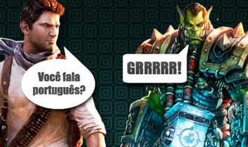 Como nosso idioma aparece nos games?