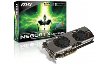 MSI lança a placa de vídeo mais rápida do mercado: N580GTX