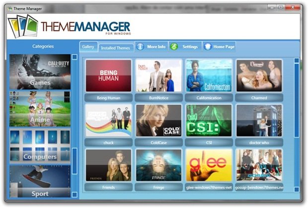 Theme Manager for Windows 7