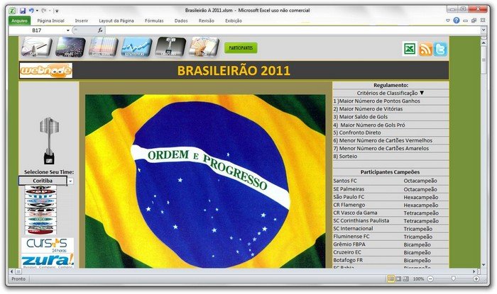 Tabela Brasileirão 2011 