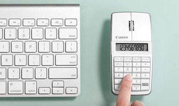 Canon lança mouse com visor e calculadora