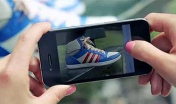 App da Adidas identifica modelos de tênis