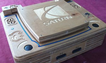 Conheça o Sega Saturn fabricado em madeira