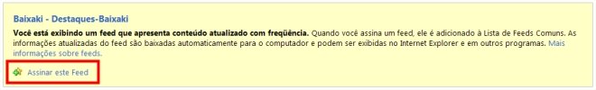 Assine os RSS Feeds dos seus sites favoritos!