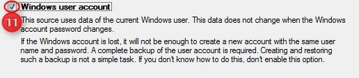Windows User Account