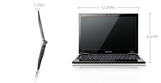 Notebooks da série X360 da Samsung.