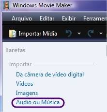 Importe seus arquivos