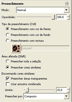 Use este painel para configurar a ferramenta!