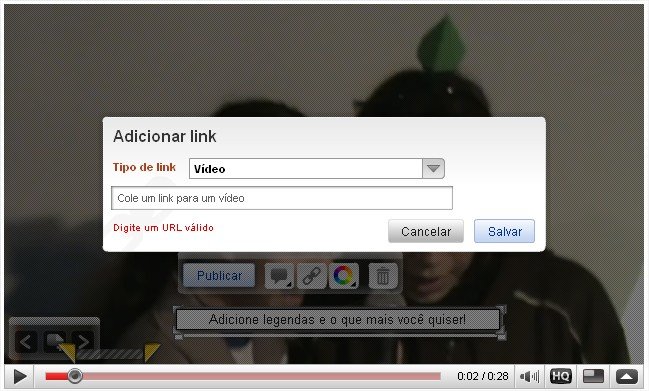 Insira links para outros recursos e vídeos do YouTube!