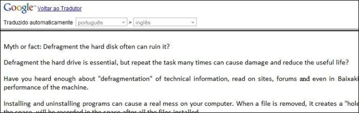 Texto traduzido pelo Google Tradutor