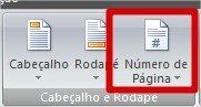 Insira numeração nas páginas!