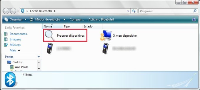 Procurar o dispositivo