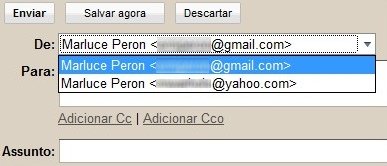 Envie emails usando outra conta através do Gmail