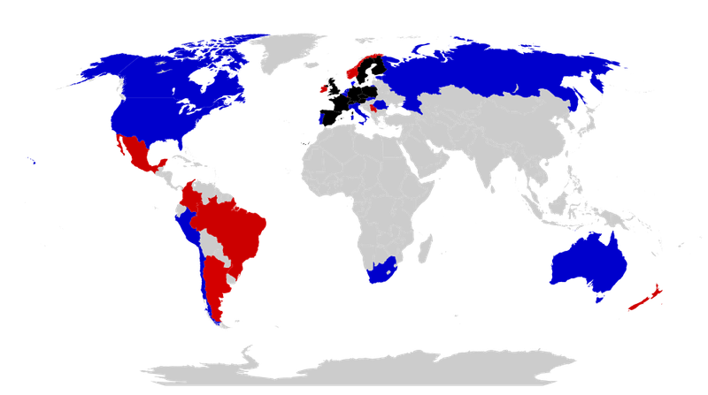 Partidos que contam com o Partido Pirata