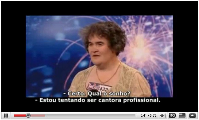 Clique aqui para assitir ao vídeo de Susan Boyle