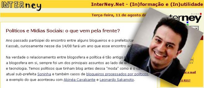 O blogueiro Edney Souza já teve milhões de acessos no seu blog