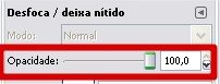 Use a opacidade para controlar a transparência