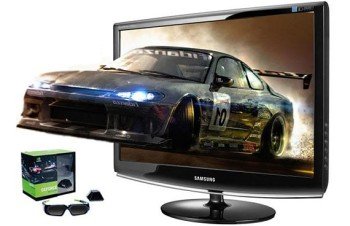 Monitor 3D da Samsung, imagem de divulgação.