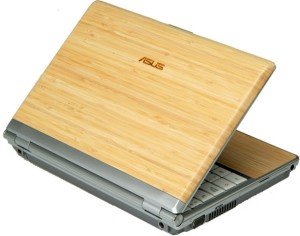 A ASUS desenvolveu a linha dos EcoBooks, feitos com bambu.