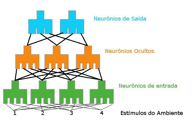 Uma rede neural é capaz de identificar diferentes padrões.