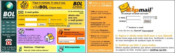 Layouts do BOL e ZipMail