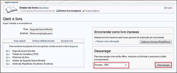 Gerando a imagem do livro