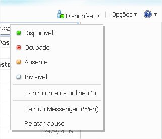 Agora o seu Hotmail está integrado ao seu Messenger!