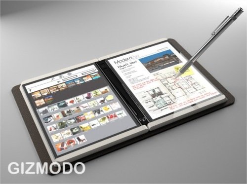 O booklet da Microsoft, em imagem retirada do blog de tecnologia Gizmodo