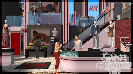 The Sims 2 H&M Coleção de Objetos.