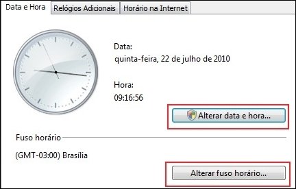 Verificando as configurações regionais do sistema