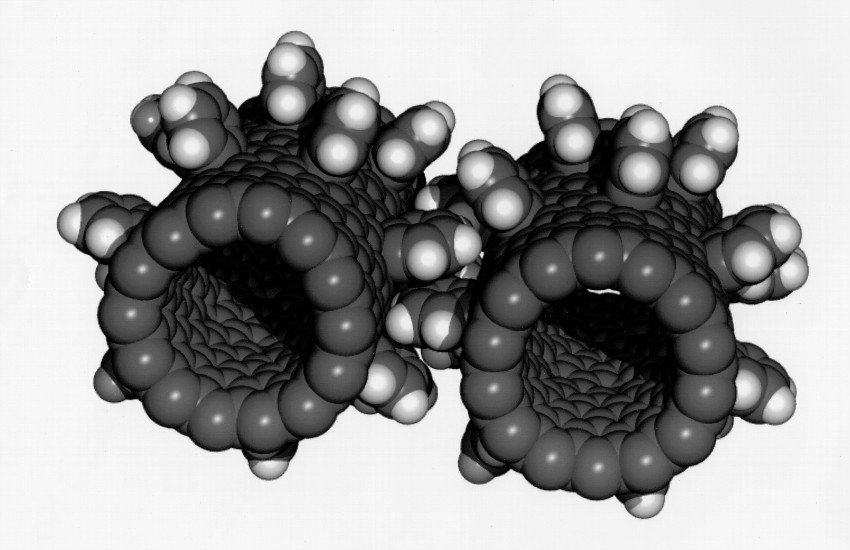 A nanotecnologia permite construir estruturas de tamanho molecular.