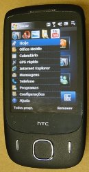 Menu Iniciar cobrindo o TouchFLO