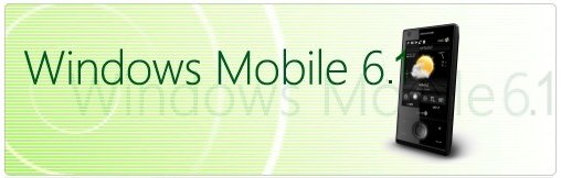 Equipado com Windows Mobile 6.1