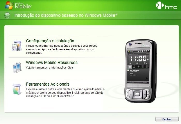 Conteúdo do CD Windows Mobile