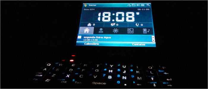 Luzes e QWERTY