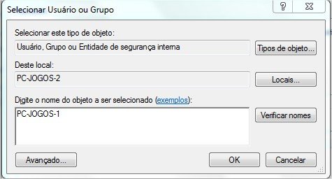 Opções avançadas de segurança