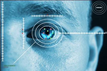 Scanner de retina e íris.
