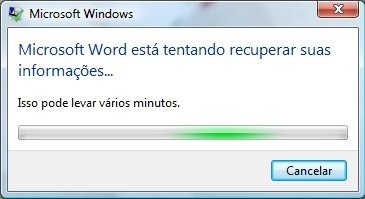 Erro do Word. Que feio!