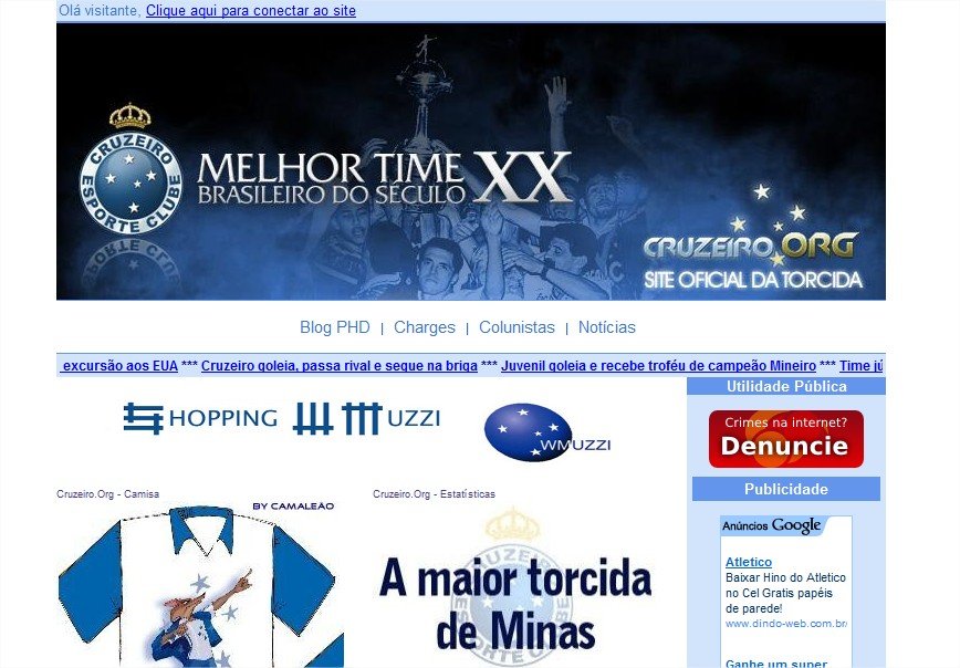 Site oficial da torcida do Cruzeiro Esporte Clube