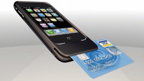 Cartão de crédito no iPhone.